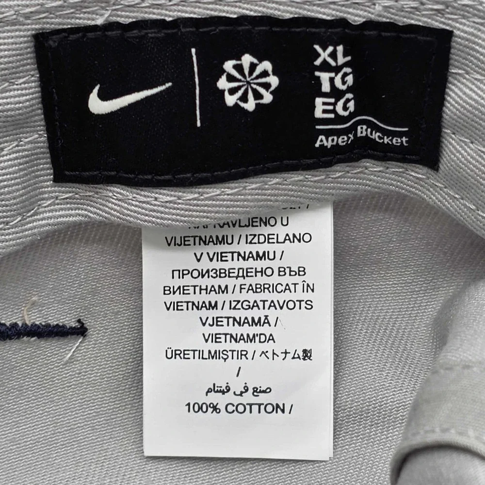 Nike Penn State Nittany Lions Primetime Apex Bucket Hat Cap Mens Sz XL Gray NWT